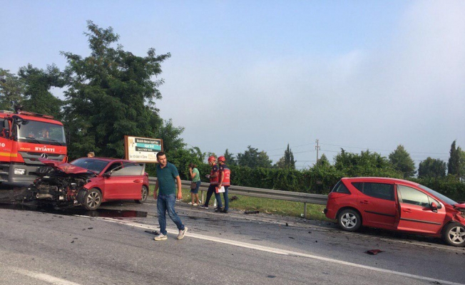 Sakarya'da trafik kazası: 1 yaralı