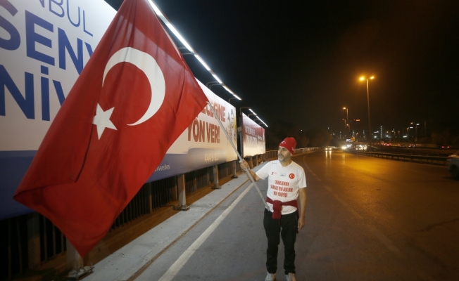 Dernek başkanından 30 Ağustos Zafer Bayramı'nda vefa yürüyüşü