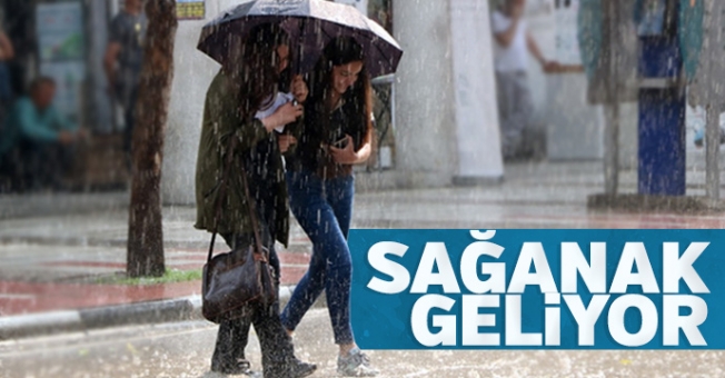 Sakarya için sağanak uyarısı