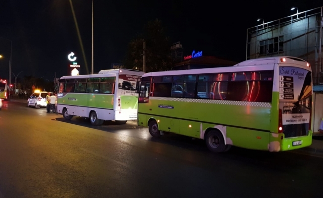 Halk otobüslerinden çıkan malzemeler şaşırttı