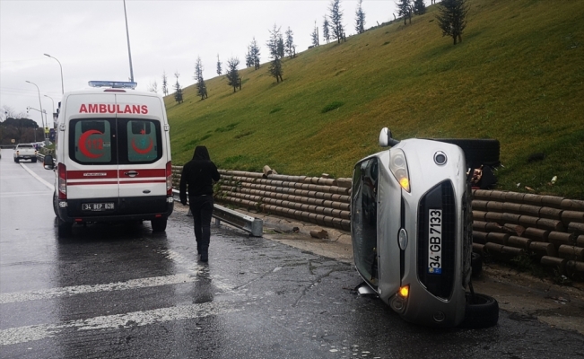 Pendik'teki trafik kazasında 1 kişi yaralandı