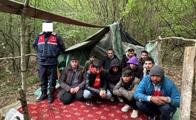 Edirne Meriç’te 11 göçmen yakalandı
