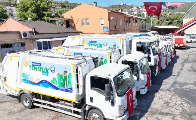 Mudanya’da temizlik filosu yeni araçlarla güçlendi