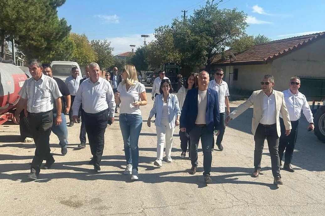 CHP Edirne İl Başkanı Harika Taybıllı ve yönetimden İpsala ziyareti