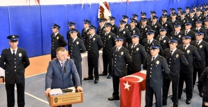 Bilecik Polis Meslek Yüksekokulunda mezuniyet heyecanı