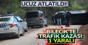 Bilecik'te trafik kazası: 1 yaralı