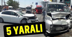 Trafik kazası: 5 yaralı