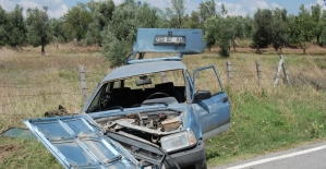 Çanakkale'de trafik kazası: 1 yaralı