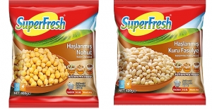 SuperFresh'ten dondurulmuş kuru fasulye ve nohut