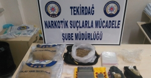 Tekirdağ'da 2 kilo 20 gram esrar ele geçirildi