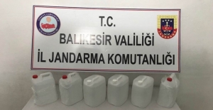 Balıkesir’de kaçak içki operasyonu