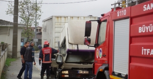 Sakarya'da araç yangını