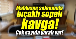 Mahkeme salonunda kavga