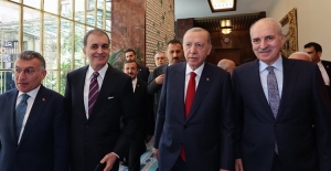 Erdoğan'dan Kurtulmuş'a ziyaret