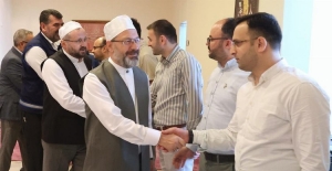 Mekke’de ekip başkanlıklarına Erbaş'tan ziyaret
