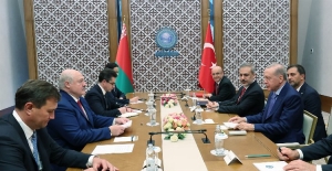 Cumhurbaşkanı Erdoğan, Lukaşenko ile buluştu
