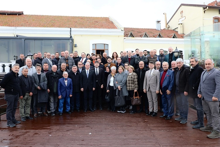 Bursa Mudanya'da muhtarlarla ortak akıl toplantısı